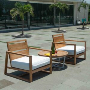 Catalina Bali teak chair for outdoor lounge and hospitality projects